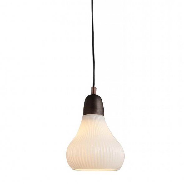 Подвес ST Luce, 1 плафон, коричневый, белый (SL712.083.01)
