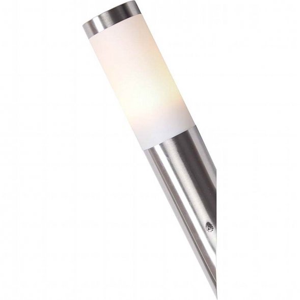 Светильник настенный уличный Arte Lamp Salire, 1 плафон, никель с белым (A3157AL-1SS)