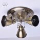 Спот MW-Light Ринген, 3 плафона, бронза (547020203)
