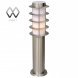 Столб уличный MW-Light Плутон, 1 плафон, никель, белый (809040601)
