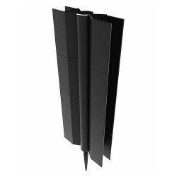 Шарнир для клумбы Holzhof 30×300мм, пластик черный