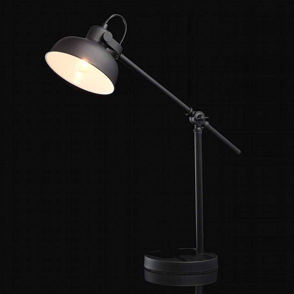 Настольная лампа MW-Light Акцент, 1 плафон, черный (680030401)