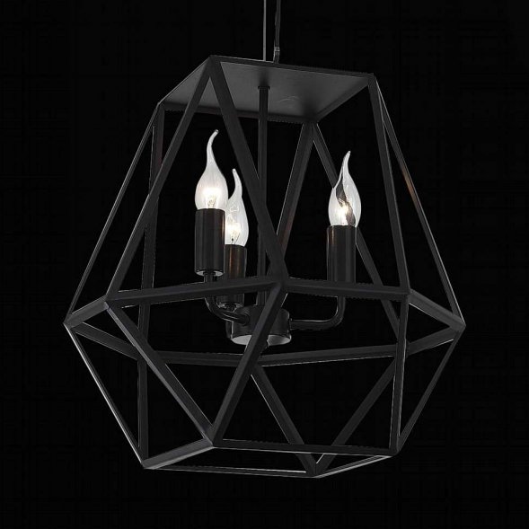Люстра подвесная ST Luce, 3 лампы, черный (SL232.443.03)
