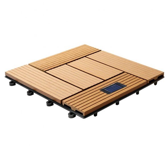 Садовый паркет с подсветкой ДПК 300x300 мм CM Garden CLASSIC