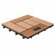 Садовый паркет с подсветкой ДПК 300x300 мм CM Garden CLASSIC