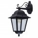 Бра уличное MW-Light Глазго, 1 плафон, черный с прозрачным (815020801)