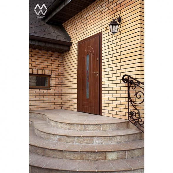 Бра уличное MW-Light Глазго, 1 плафон, черный с прозрачным (815020801)