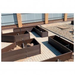 Доска грядочная NauticPrime 450×35×2950мм, венге