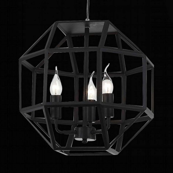 Люстра подвесная ST Luce, 3 лампы, черный (SL232.403.03)