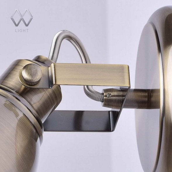 Спот MW-Light Ринген, 1 плафон, бронза (547020101)