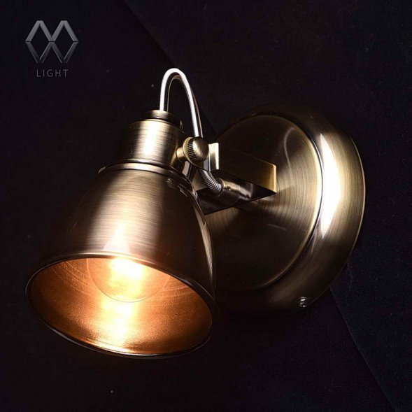 Спот MW-Light Ринген, 1 плафон, бронза (547020101)