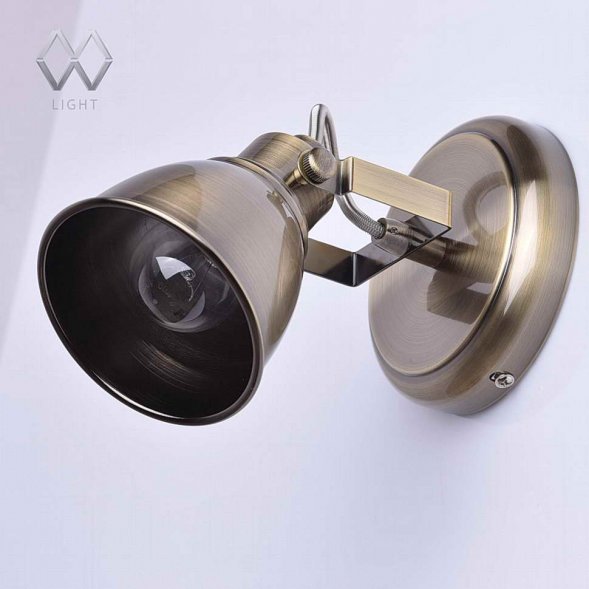 Спот MW-Light Ринген, 1 плафон, бронза (547020101)