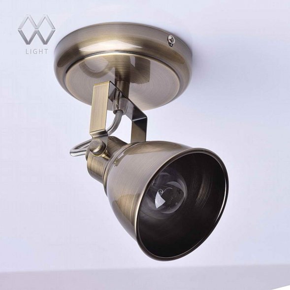 Спот MW-Light Ринген, 1 плафон, бронза (547020101)