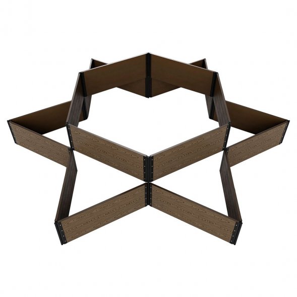 Доска грядочная Holzhof 300×30×2950мм, тиснение 3D