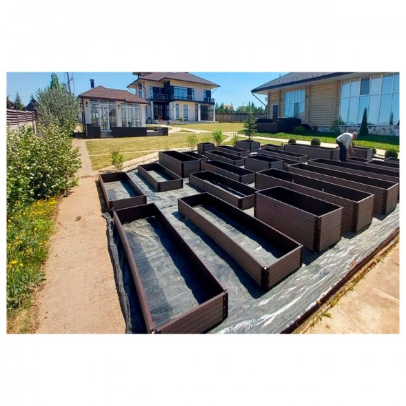 Доска грядочная Holzhof 300×30×2950мм, тиснение 3D