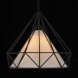 Подвес ST Luce, 1 плафон, черный с белым (SL233.403.01)