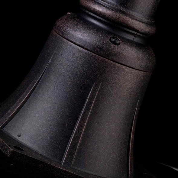 Столб уличный Maytoni Oxford, 1 плафон, черный с коричневым (S101-108-51-B)