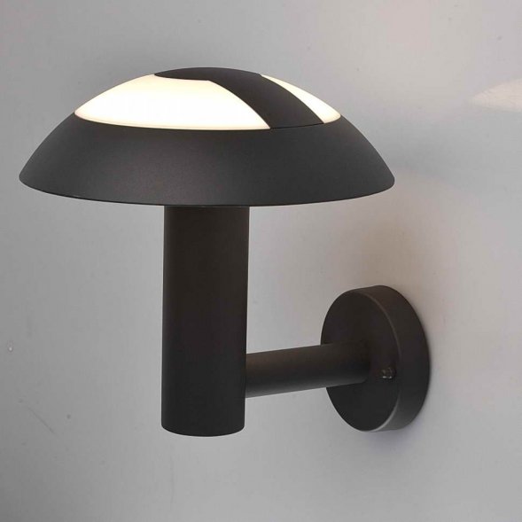 Бра уличное светодиодное MW-Light Меркурий, 1 плафон, серый с белым (807022401)