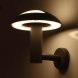 Бра уличное светодиодное MW-Light Меркурий, 1 плафон, серый с белым (807022401)