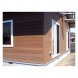 Фасадная панель 3D Holzhof 165*15*3000мм, серый
