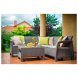 Комплект мебели Corfu Relax Set, капучино