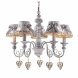 Люстра подвесная Arte Lamp Fattoria, 5 плафонов, серый с коричневым (A5290LM-5RI)