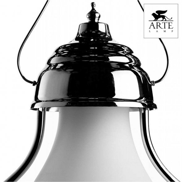 Настольная лампа Arte Lamp Lumino, хром, белый (A1502LT-1CC)