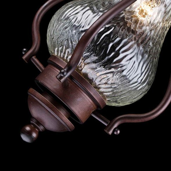 Подвес уличный Maytoni La Rambla, 1 плафон, коричневый, прозрачный (S104-10-41-R)
