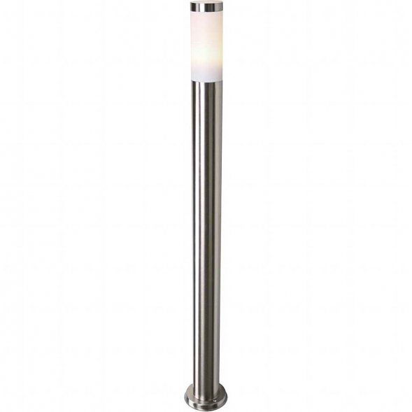 Столб уличный Arte Lamp Salire, 1 плафон, никель с белым (A3157PA-1SS)