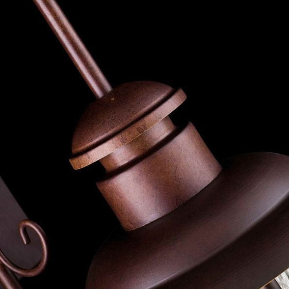 Бра уличное Maytoni La Rambla, 1 плафон, коричневый, прозрачный (S104-60-01-R)