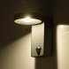 Светильник настенный с датчиком движения MW-Light Меркурий, 1 плафон, серый с прозрачным (807022001)