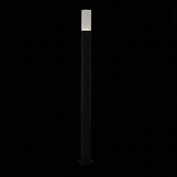 Столб уличный светодиодный ST Luce, 1 плафон, черный, белый (SL101.415.01)