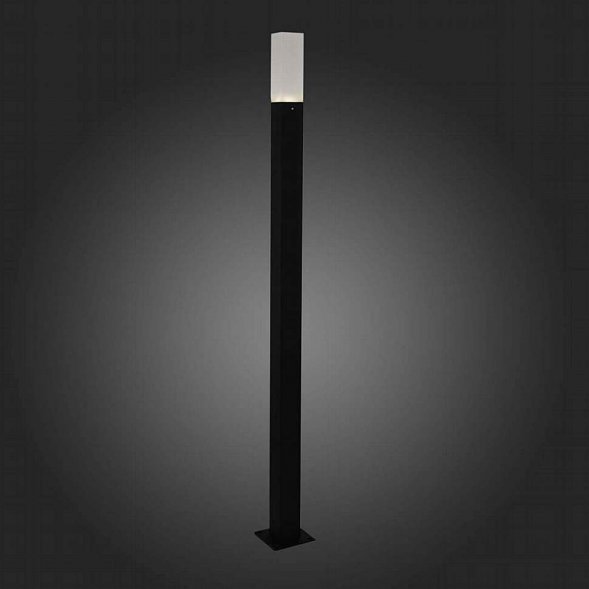 Столб уличный светодиодный ST Luce, 1 плафон, черный, белый (SL101.415.01)
