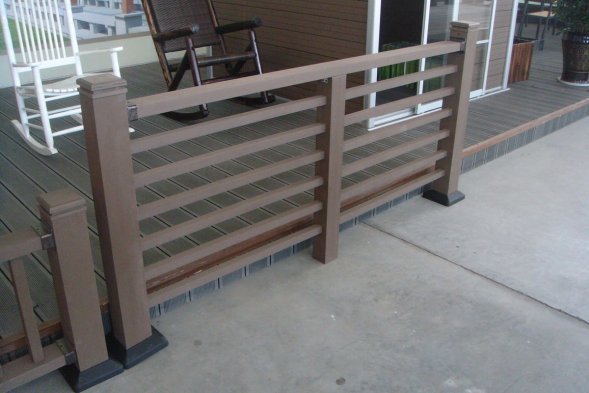 Поддерживающий профиль ДПК 90x90 мм CM Railing