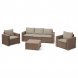 Комплект мебели California 3 Seater Set, капучино