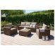 Комплект мебели California 3 Seater Set, капучино
