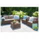 Комплект мебели California 3 Seater Set, капучино