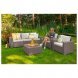 Комплект мебели California 3 Seater Set, капучино