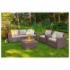 Комплект мебели California 3 Seater Set, капучино