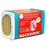 Звукоизоляция Rockwool акустик баттс (плотность 45 кг/м³)