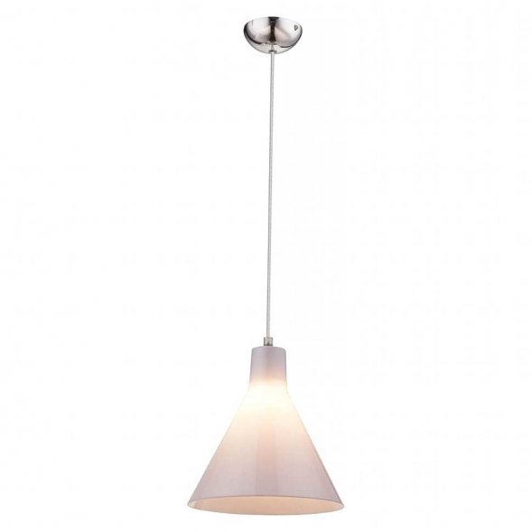 Подвес Globo Conny, 1 плафон, хром с белым (15234W)