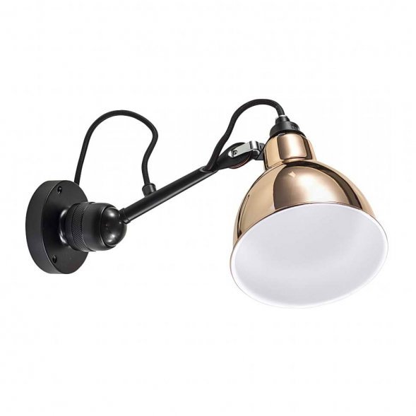Спот Lightstar Loft, 1 плафон, черный с медью и белым (765603)