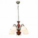 Люстра подвесная ST Luce Fiore, 5 плафонов, бронза с коричневым, белым и золотом (SL151.303.05)