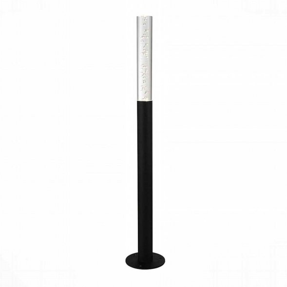 Столб уличный светодиодный ST Luce, 1 плафон, черный, прозрачный (SL102.415.01)