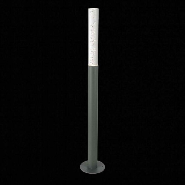 Столб уличный светодиодный ST Luce, 1 плафон, серый, прозрачный (SL102.715.01)