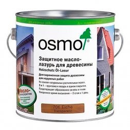 Защитное масло-лазурь для древесины OSMO HolzSchutz Öl-Lasur