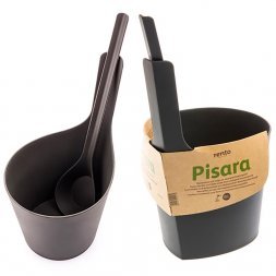 RENTO Комплект для сауны PISARA, чёрный