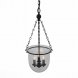 Люстра подвесная ST Luce Sotto, 3 лампы, черный с прозрачным (SL317.423.03)