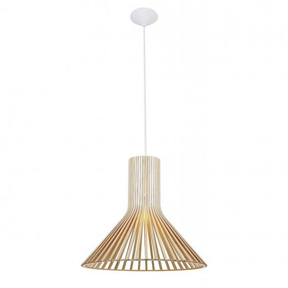 Подвес ST Luce, 1 плафон, белый, сосна (SL709.773.01)