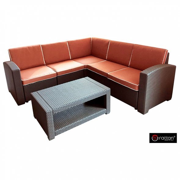 Комплект мебели Rattan Premium Corner, венге